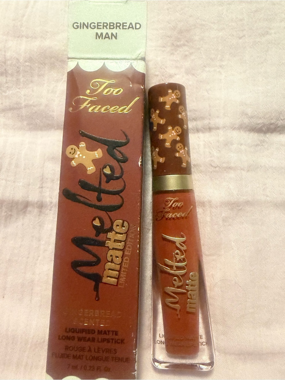 Too Faced Gingerbread Man Melted Matte liquid lipstick